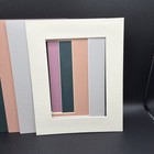 Lot Of 6 Picture Frame Mats For 5x7 Picture 8x10 Frame Size Variety Colors