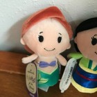 Lot Of Small Plush Itty Bitty Hallmark Snow White   Ariel Prince Stuffed Charact