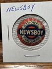 Newsboy Vintage Tin Tobacco Tag