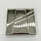 Vintage 2 5    Silver Chrome Compact Double Mirror Euc - Purse Makeup Case Vanity