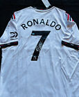 Cristiano Ronaldo Signed Manchester United Adidas Soccer Jersey Coa