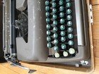 Vtg 1950 Smith Corona Sterling Portable Manual Typewriter Case Tested Works Usa