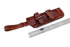 Custom Handmade Fixed Blade Knife Leather Sheath Belt Carry Holster Case