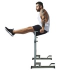 Heavy Duty Power Tower Dip Station With Bench Pull Push Up Bars Stand Adjustable