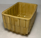 Vintage Cookson Pottery Usa Cp-336 Mustard Yellow Pottery Planter 6 5 In 