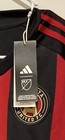 New Men   s Adidas Mls Atlanta United Fc Red black Aeroready Soccer Jersey Size L