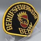 Vintage Berufsfeuerwehr Bern Switzerland Fire Department Patch Swiss Uniform