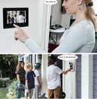 Video Intercom System  7 Inches Monitor Wired Video Door Phone Doorbell Kits    