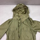 Vintage Us Army Field Coat Men Medium Green M 1943 Ww Ii With Hood Military 1944