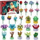 Advent Calendar 2025 Building Block Flowers For Kids  24 Days Of Christmas 