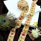 Antique Vintage Real Parsi Gara Border Beige Hand Embroidered Trim Lace 7yards