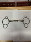 Show Jumping Horse Elevator Bit Snaffle With Oval Copper Link 5 3 4   