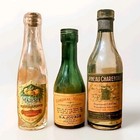 Vintage Estate Miniature Glass Liquor Alcohol Bottles Lot 21 Rare Plus Extra