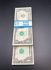 2021 Dallas  k   1 Dollar Bill Star Notes With Consecutive Serial Numbers 100ct