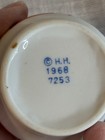 1968 Holt Howard Creamer Orange Red Yellow Flower Power 3 75  Japan  7253