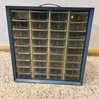 Vintage 36 Drawer Metal Akro-mils Small Parts Storage Organizer Cabinet Bin