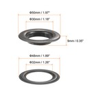 20set Grommets Eyelets Kit 30mm Metal Eyelets With Washers Gunmetal