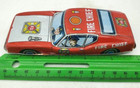 Vintage Tin Litho Friction Fire Chief  Lic Plate  7237  Nos  1960s Or 70s  Japan
