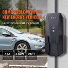 Portable Ev Charger Ev Car Charging Cable 16amp Level 1 2 Nema 6-20p 5-15p