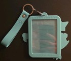 Silicone Dragon Id document Holder Lanyard With Keyring Strap  Blue Red Yellow