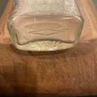 Antique Lyric Clear Glass Apothecary Medicine Pharmacy Bottle W measurements