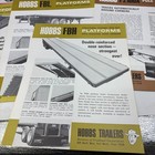 Vintage Hobbs Fruehauf Trailer Brochure Lot 7 Flatbed Platform Oilfield Float Po