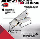 Arrow P22 Heavy Duty Handheld Plier Stapler For Crafts  Office  And Insulation 