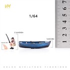 Diorama Props Resin 1 64 Fishing Boat Set A Scene Figure Toys Mini Doll Model