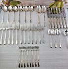 41 Pcs 1847 Rogers Bros Adoration Silverplate Flatware Silverware-free Shipping 
