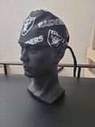Las Vegas Raiders Nfl Men s Skull chemo Surgical Scrub Hat cap Handmade