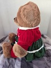Vtg 2007 Christmas Plush Teddy Bear Snowflake Dan Dee