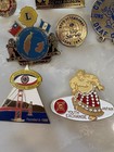 Vintage International Lions Club Lot Of Nine Collectible Pins 1980   s - 2000   s