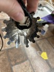 Zuni  Sunface Bolo Sterling Silver Multi Gemstone Leather Tie Signed P Lonjase