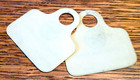 Two Old Phillips 66 Celluloid  oil Change Reminder  Tags   nos   Nice 