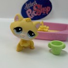 Kitten Cat  1035 W  Accessory - Authentic Littlest Pet Shop - Hasbro Lps