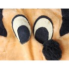 Vintage Disney World Mickey Mouse Pajama Bag Zip Plush Pillow Case Souvenir