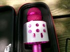 Mockins Portable Wireless Bluetooth Karaoke Microphone Purple Holiday Gift Kids
