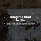 Avian X Powerflight Hen Teal Green Wing Duck Decoy With Wings  Stake   Carry Bag