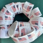 40 Rolls Of 100 2025 Free Shipping Forever Stamps Usps Flag - Total 4000