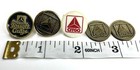 Vintage Lot Of 5 Citgo Golf Ball Coin Markers Petroleum Gas Oil Collectibles