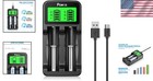 Lcd Display 18650 Battery Charger - Charges Li-ion   Ni-mh Batteries Efficiently