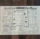 Shoney Bear And Friends School Book Cover Activity Sheet Menu  1990 Shoney s   
