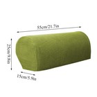 Armrest Covers Stretchy 2 Piece Set Chair Or Sofa Arm Protectors Stretch To F    