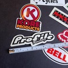 Vtg 8x Mtb Sticker Lot Old School Vicious Cycles Kore Fox Race Face Profile Bell