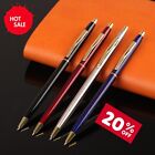 2   Luxury Full Metal Ballpoint Pen 1mm Black Ink Gel Pen Stationery Office