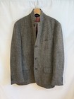 Vtg Polo Ralph Lauren Sport Coat Blazer Tweed Herringbone Wool  Men M  Euc Y2k