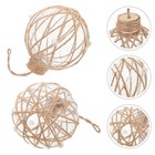 4 Pcs Xmas Party Decorations Plastic Baubles Shatterproof Christmas Ornaments