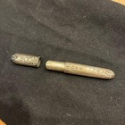Antique Sterling Silver Needle Case Handmade Decoratively Engraved Used