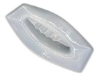Vtg Mid Century Modern Ceramic Pale Blue Cream Ashtray No Chips Or Cracks