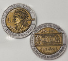 Set 1926 Honduras 2 Cacique Lempira 100aniv 2026 Enorme Huge 50mm Coin Medal A b